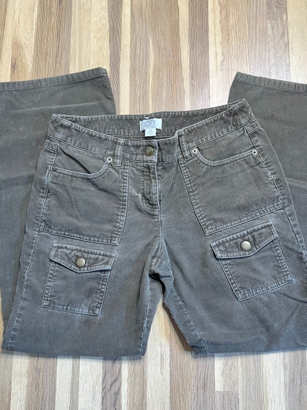 Y2K Ann Taylor Loft Corduroy Jeans/Pants Size 6P